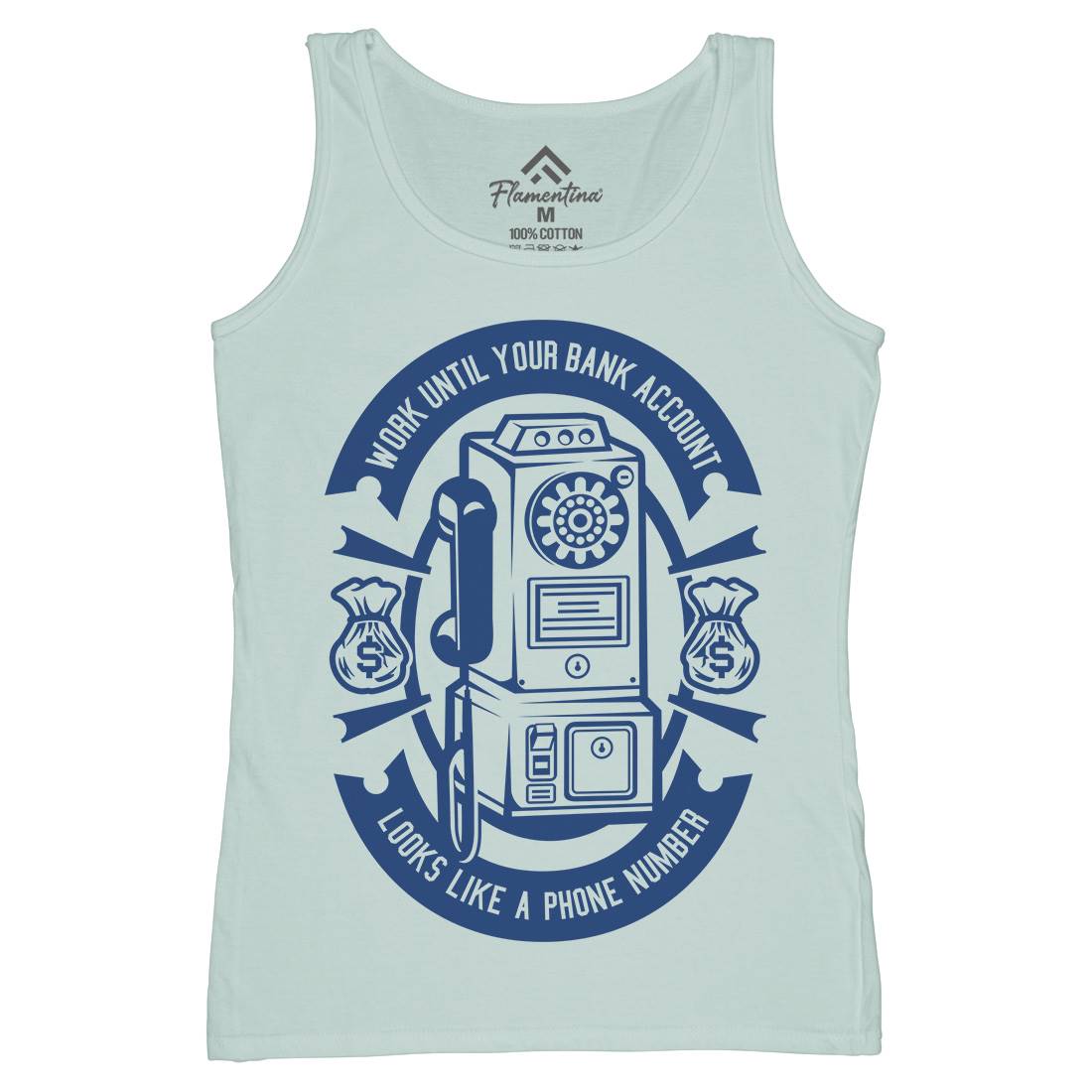 Phone Number Womens Organic Tank Top Vest Quotes A258