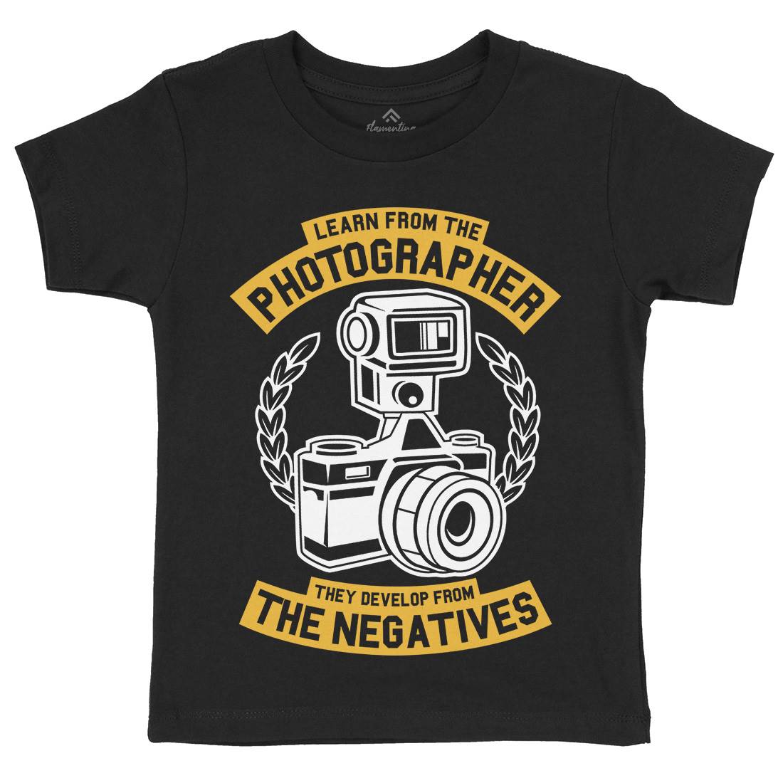 Photographer Kids Organic Crew Neck T-Shirt Media A259
