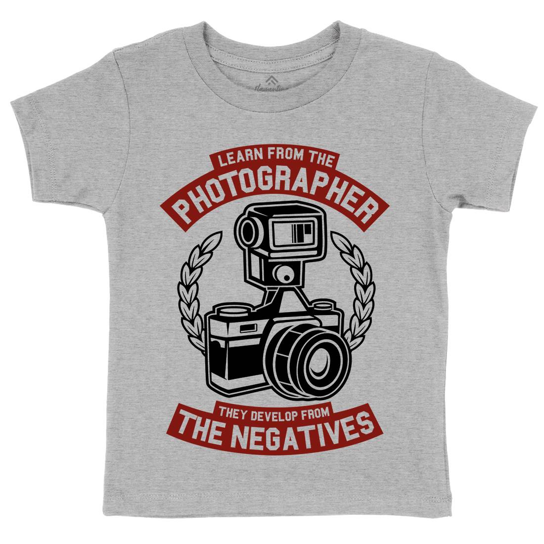 Photographer Kids Crew Neck T-Shirt Media A259