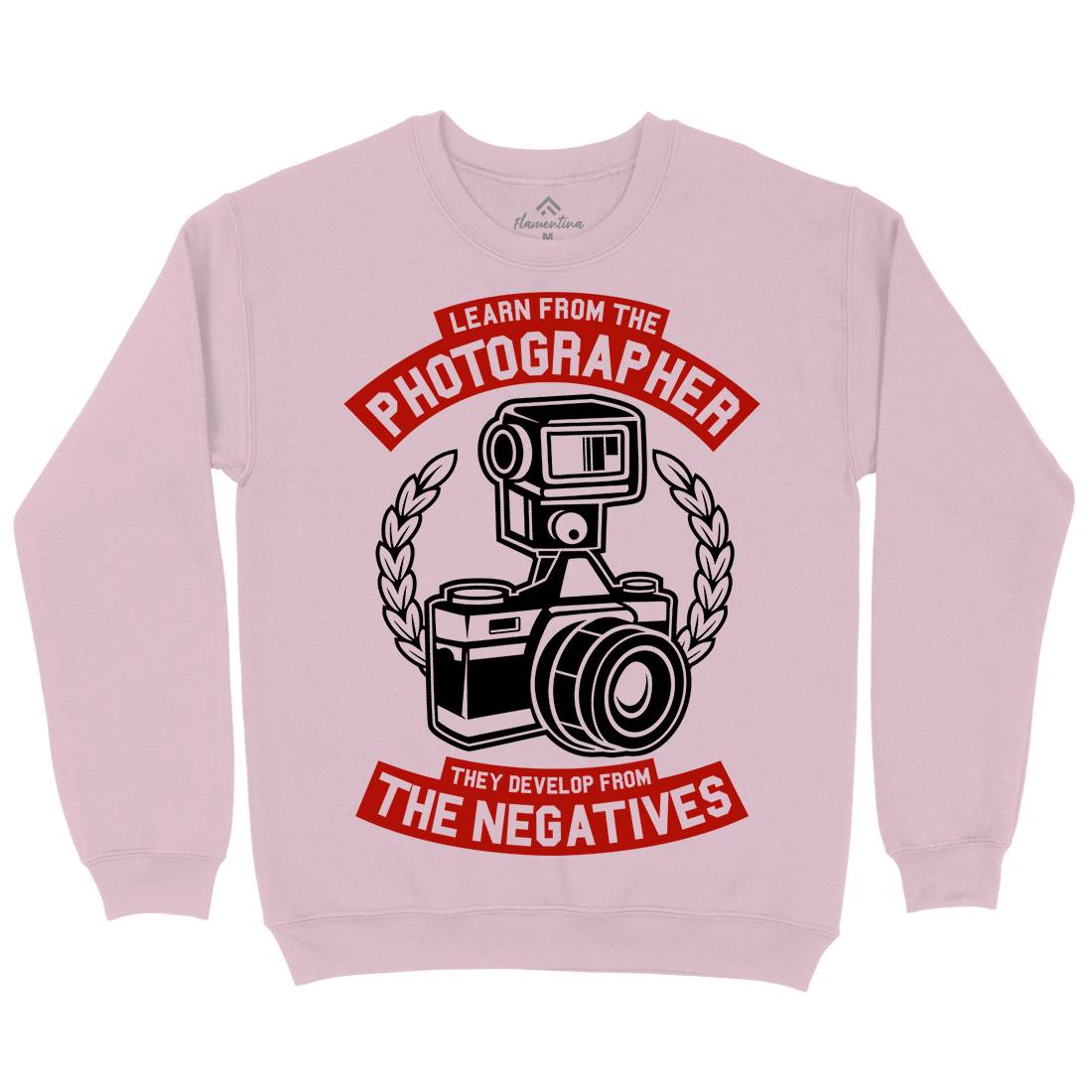 Photographer Kids Crew Neck Sweatshirt Media A259