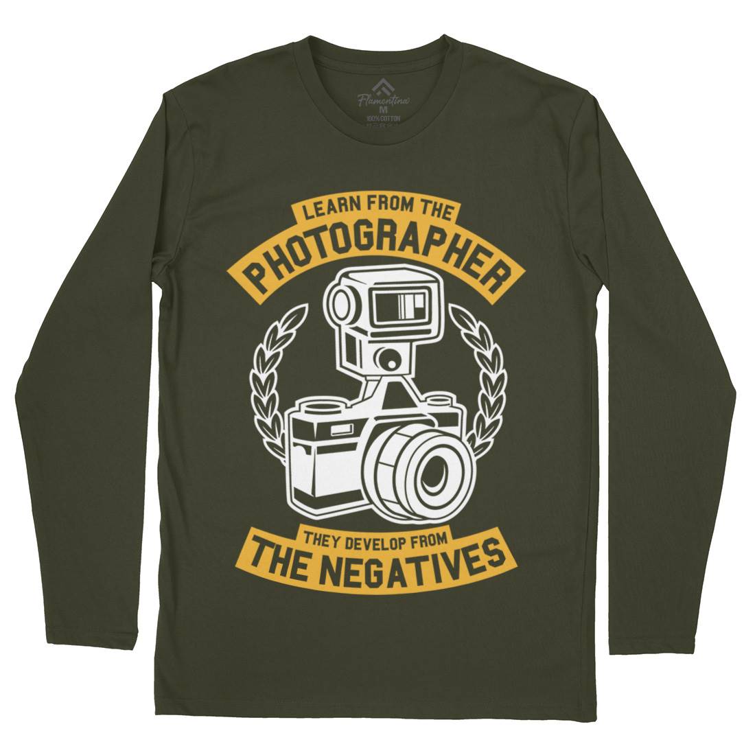 Photographer Mens Long Sleeve T-Shirt Media A259