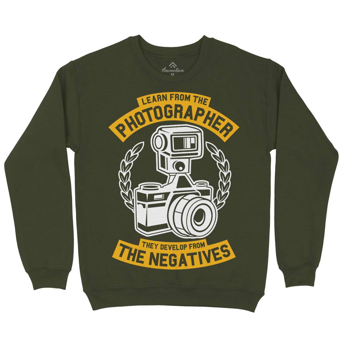 Photographer Mens Crew Neck Sweatshirt Media A259