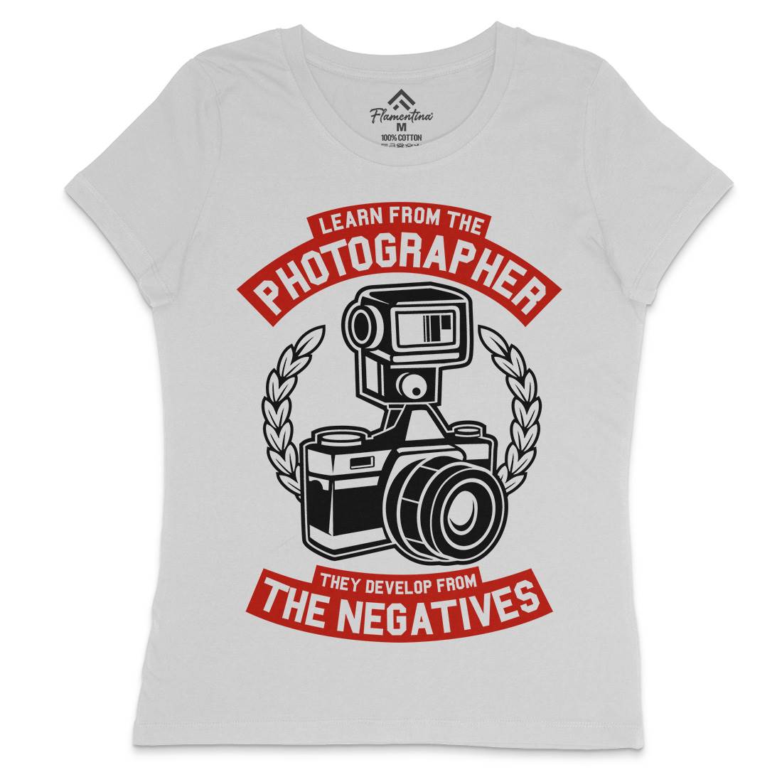 Photographer Womens Crew Neck T-Shirt Media A259