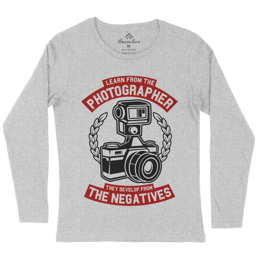 Photographer Womens Long Sleeve T-Shirt Media A259