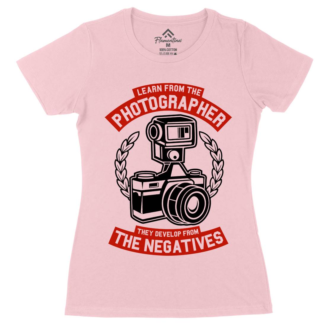 Photographer Womens Organic Crew Neck T-Shirt Media A259