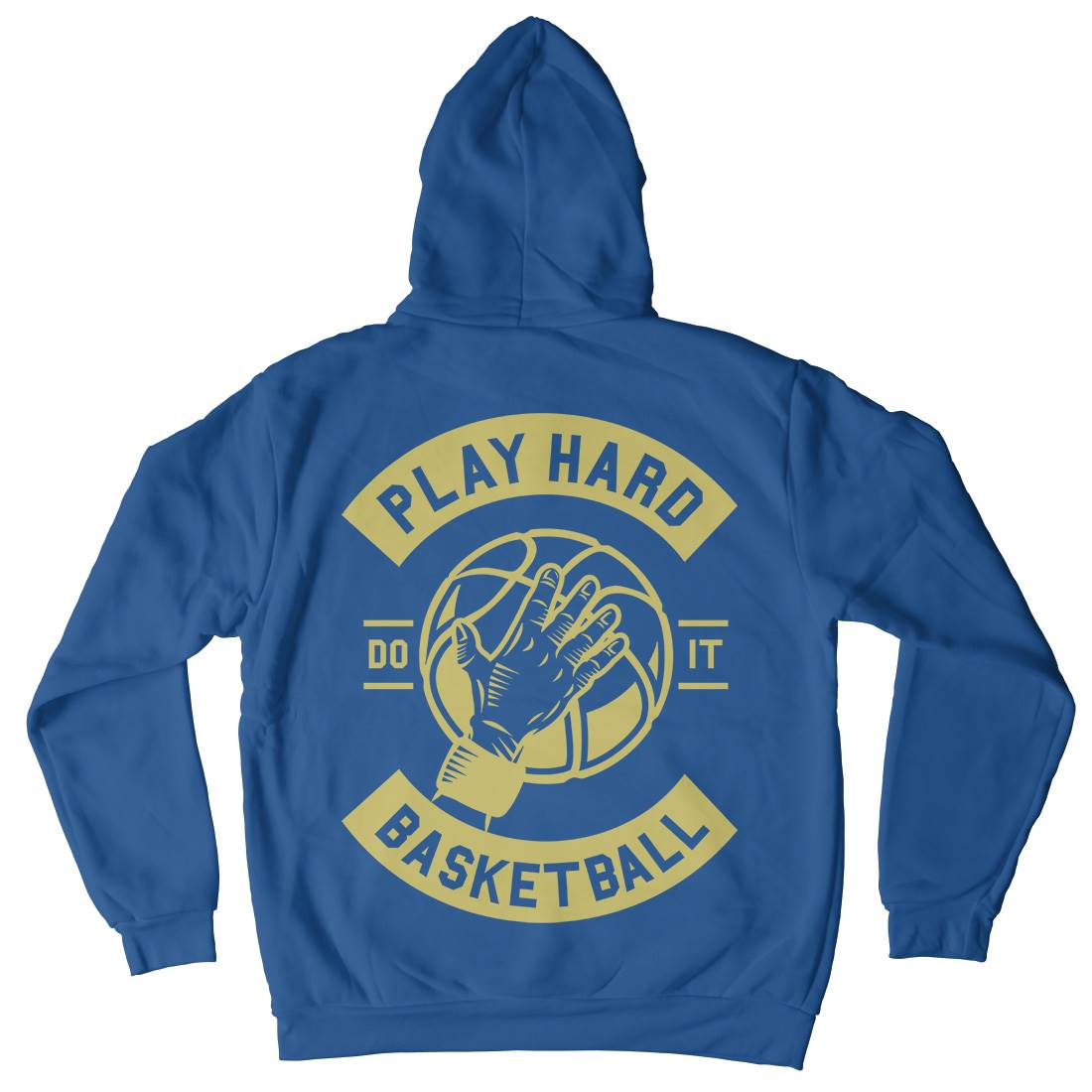 Play Hard Basketball Mens Hoodie With Pocket Sport A261