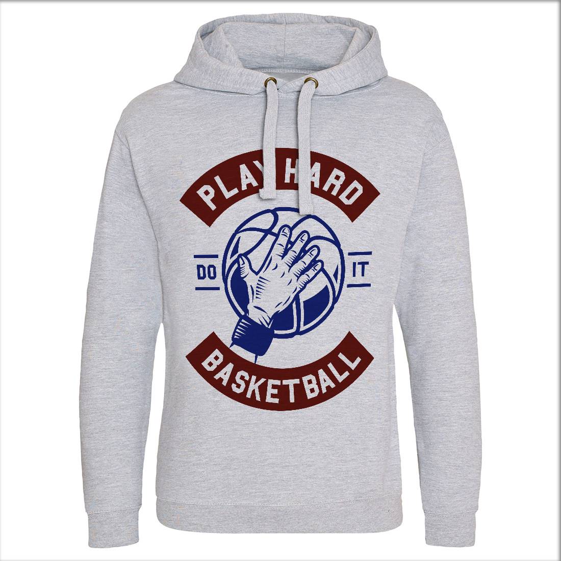 Play Hard Basketball Mens Hoodie Without Pocket Sport A261