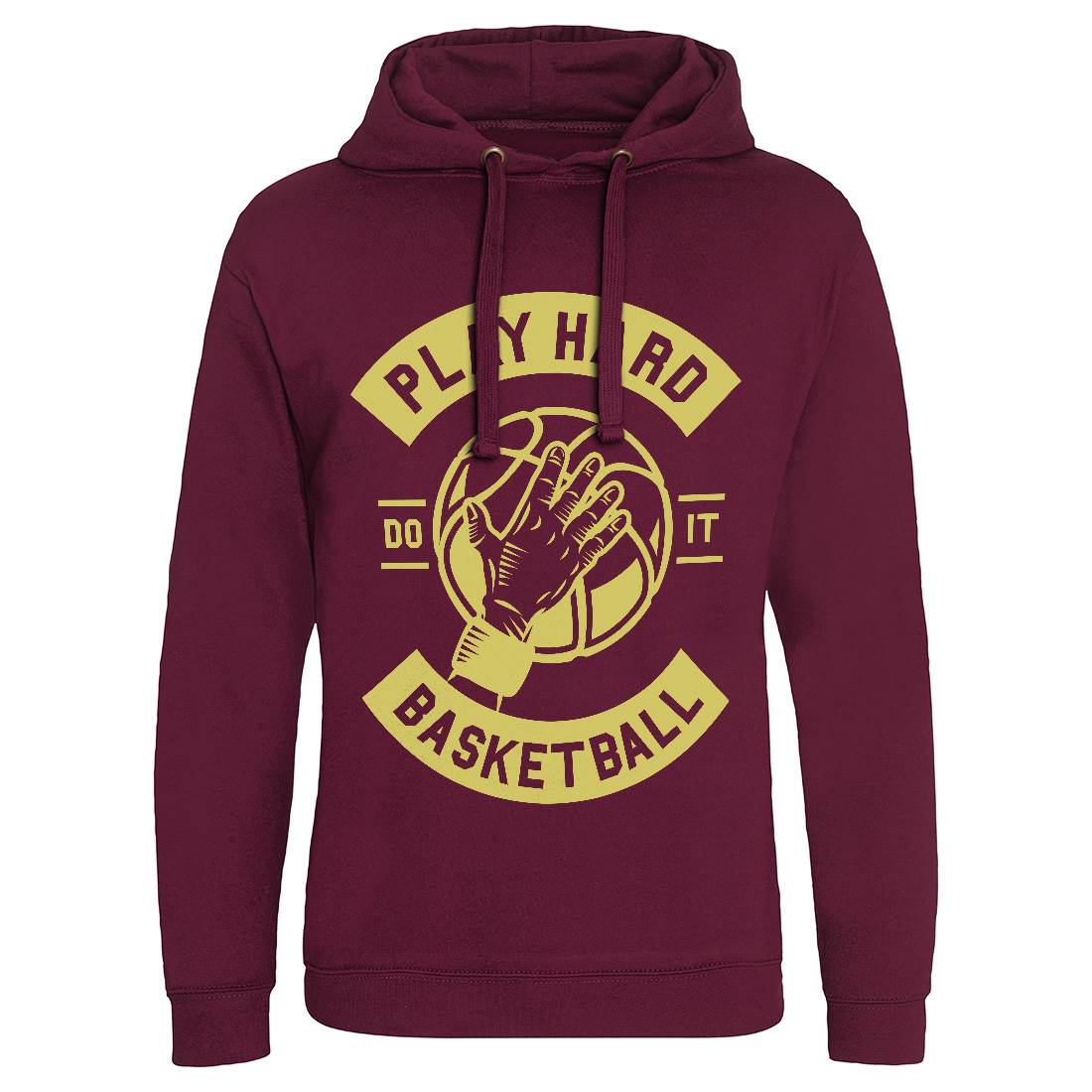 Play Hard Basketball Mens Hoodie Without Pocket Sport A261