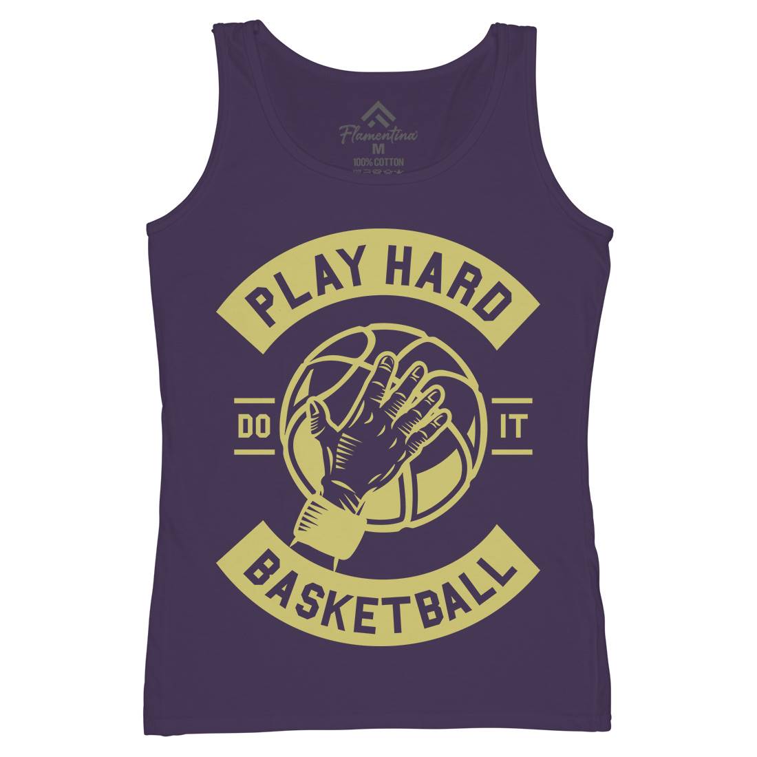 Play Hard Basketball Womens Organic Tank Top Vest Sport A261