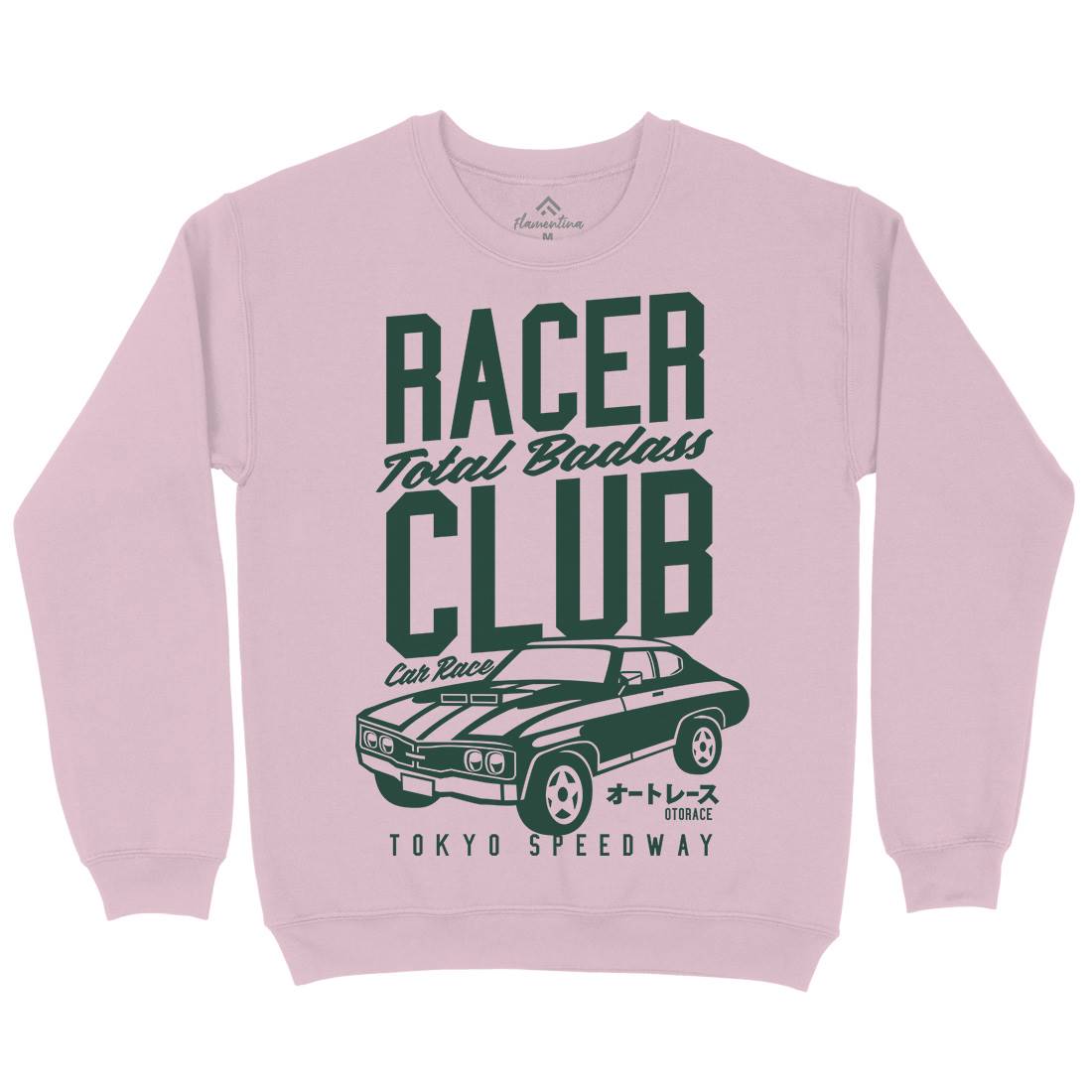 Racer Club Kids Crew Neck Sweatshirt Cars A263