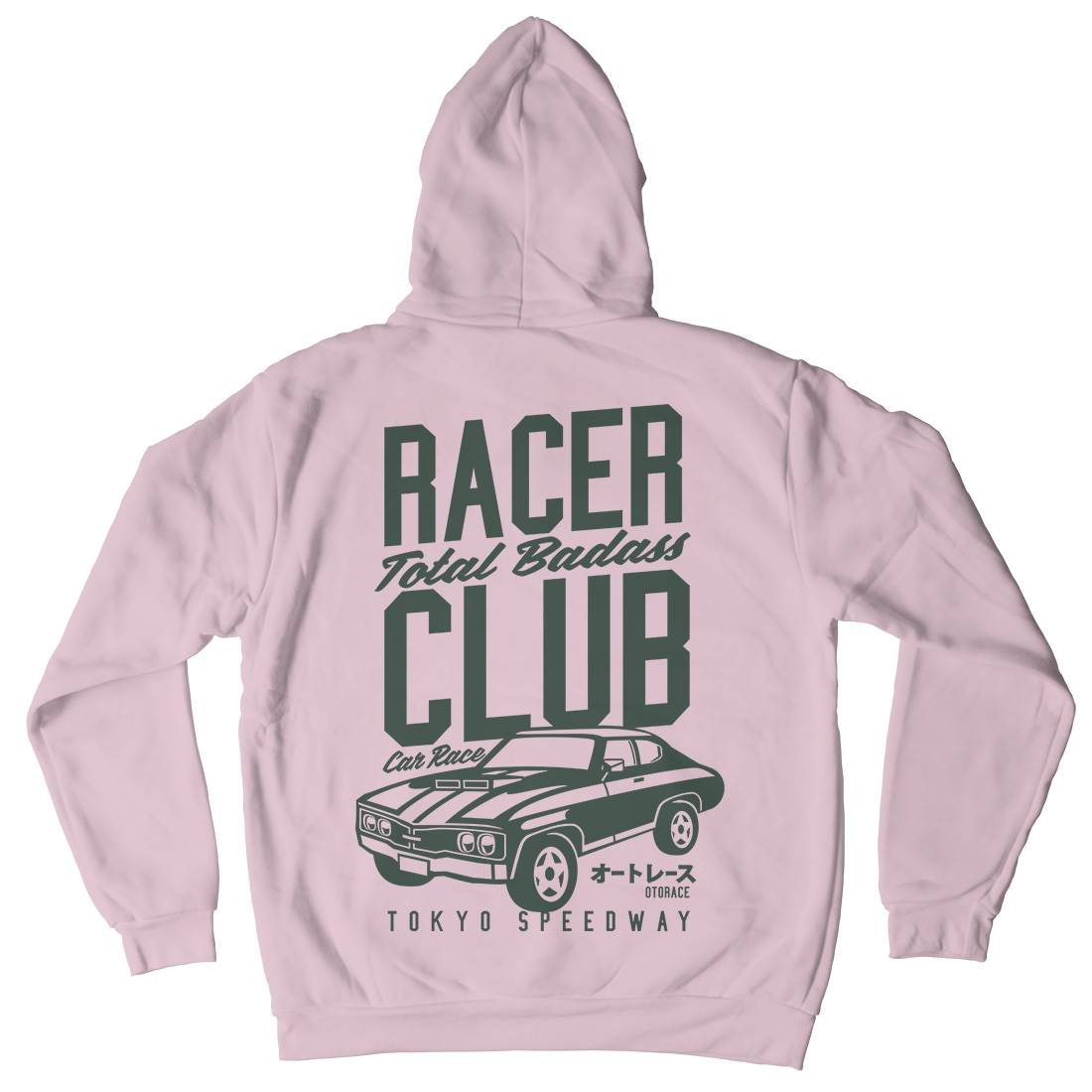 Racer Club Kids Crew Neck Hoodie Cars A263