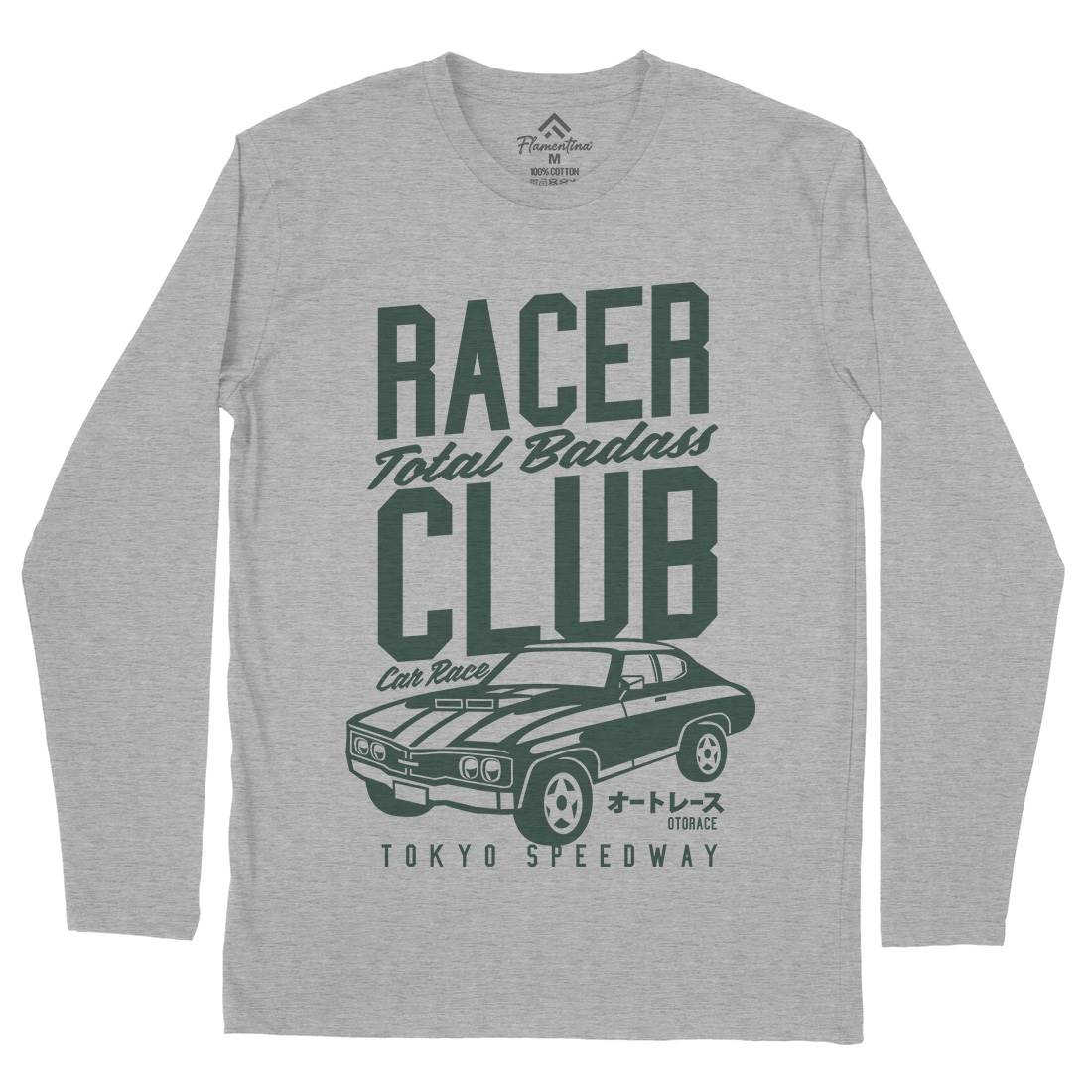 Racer Club Mens Long Sleeve T-Shirt Cars A263