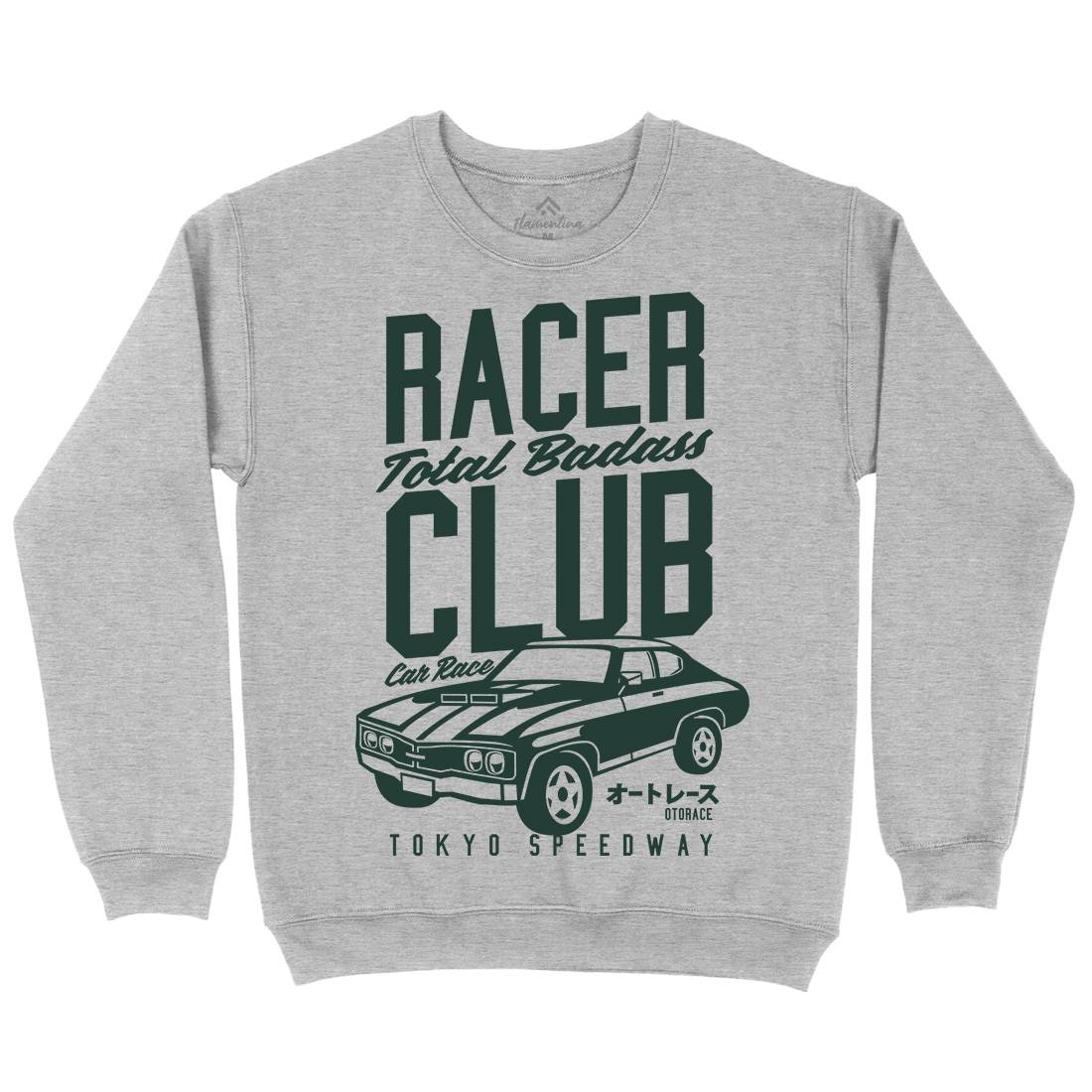 Racer Club Mens Crew Neck Sweatshirt Cars A263