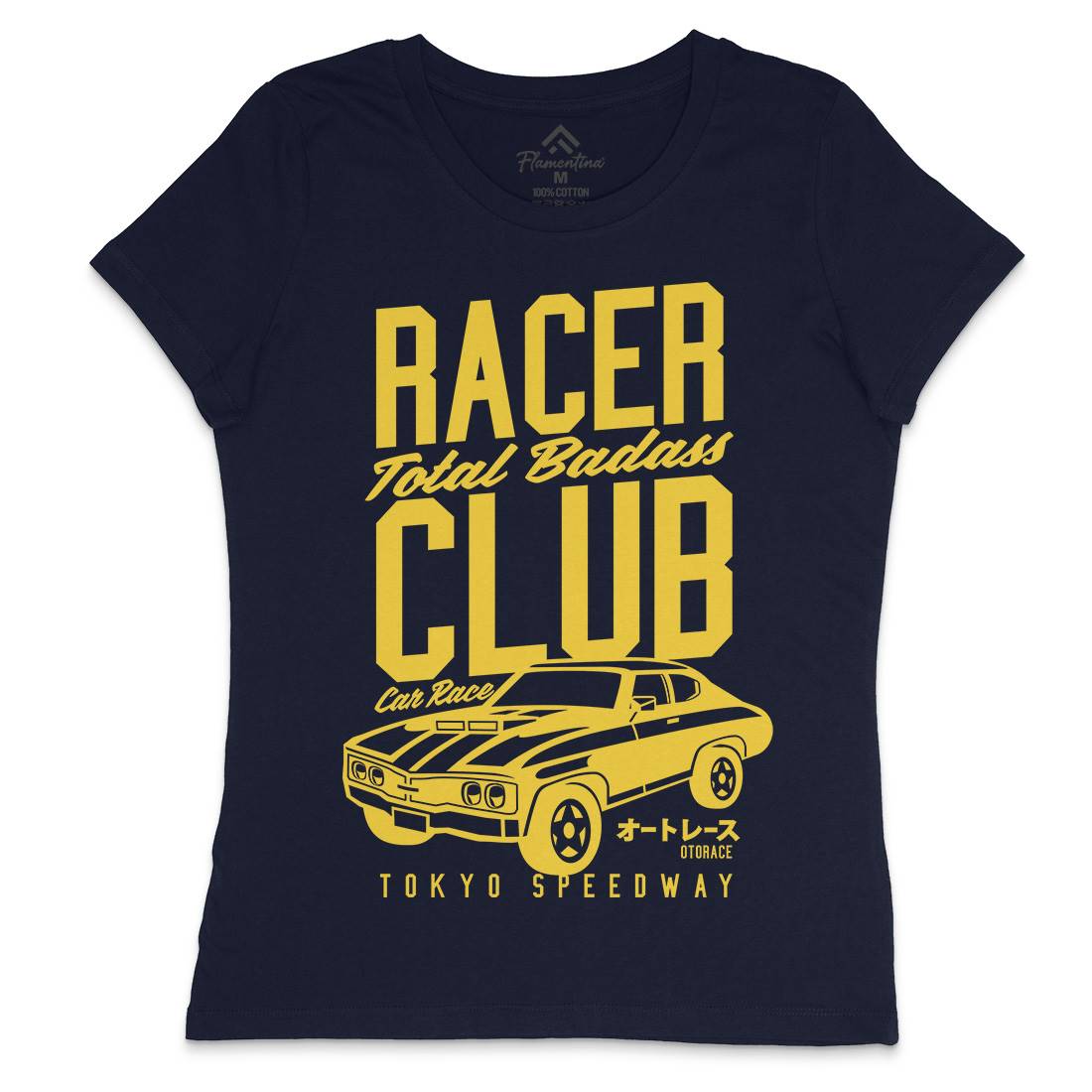 Racer Club Womens Crew Neck T-Shirt Cars A263