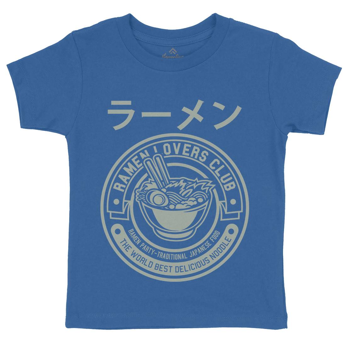 Ramen Kids Organic Crew Neck T-Shirt Food A264