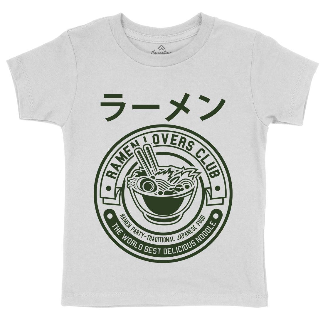 Ramen Kids Organic Crew Neck T-Shirt Food A264