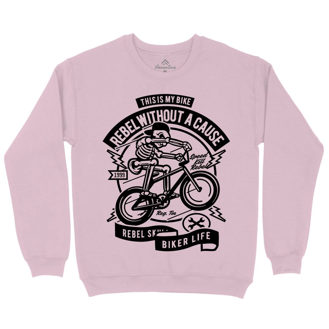 Rebel Without A Cause Kids Crew Neck Sweatshirt Motorcycles A265