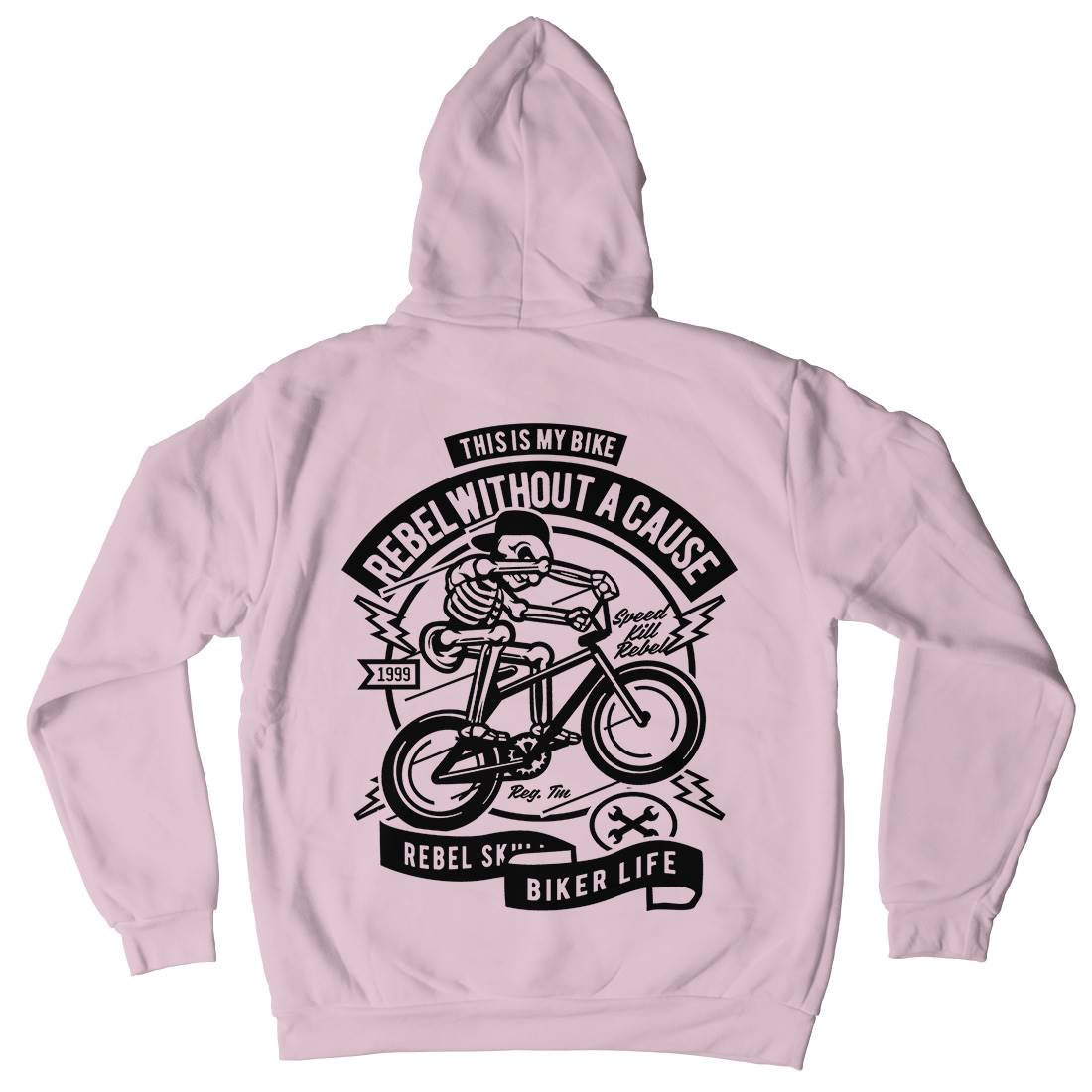 Rebel Without A Cause Kids Crew Neck Hoodie Motorcycles A265