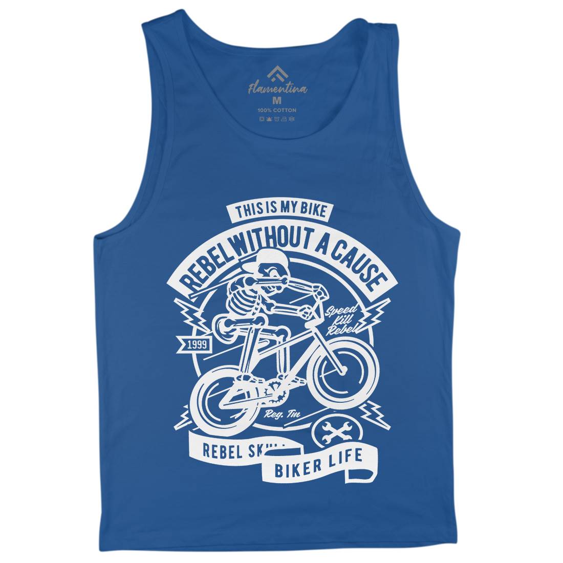 Rebel Without A Cause Mens Tank Top Vest Motorcycles A265