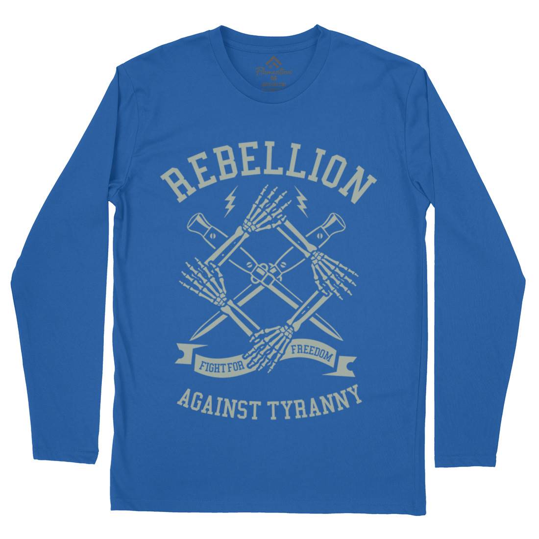 Rebellion Mens Long Sleeve T-Shirt Illuminati A266