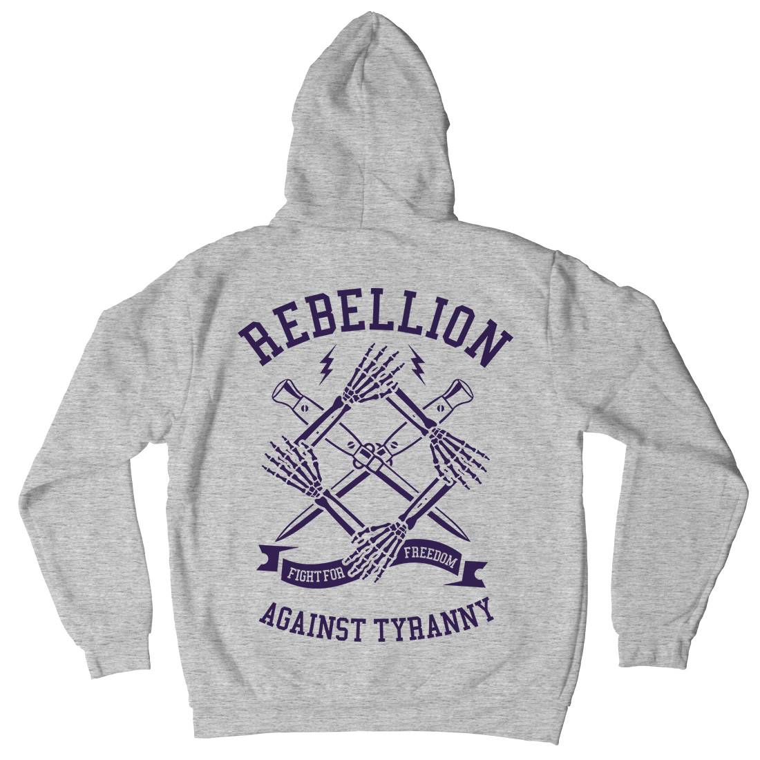 Rebellion Mens Hoodie With Pocket Illuminati A266