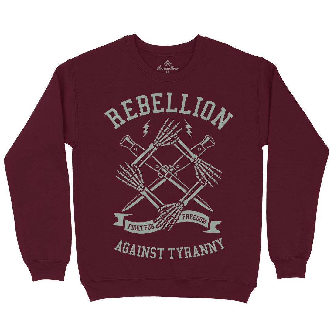 Rebellion Mens Crew Neck Sweatshirt Illuminati A266