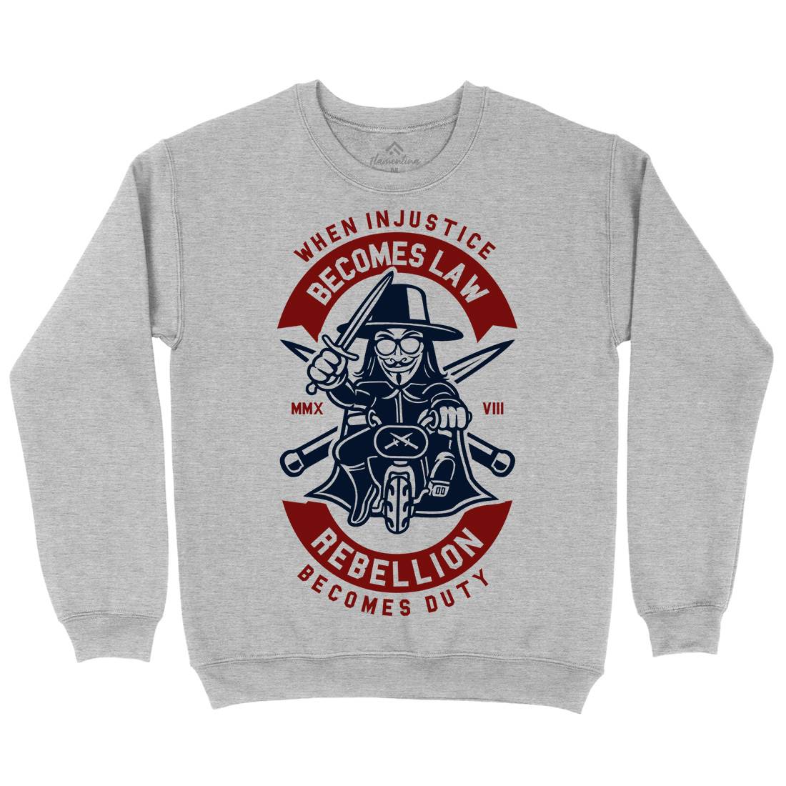 Rebellion Kids Crew Neck Sweatshirt Illuminati A267