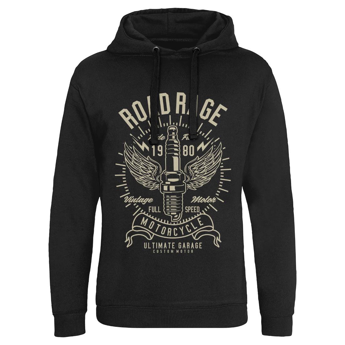 Road Rage Mens Hoodie Without Pocket Motorcycles A270