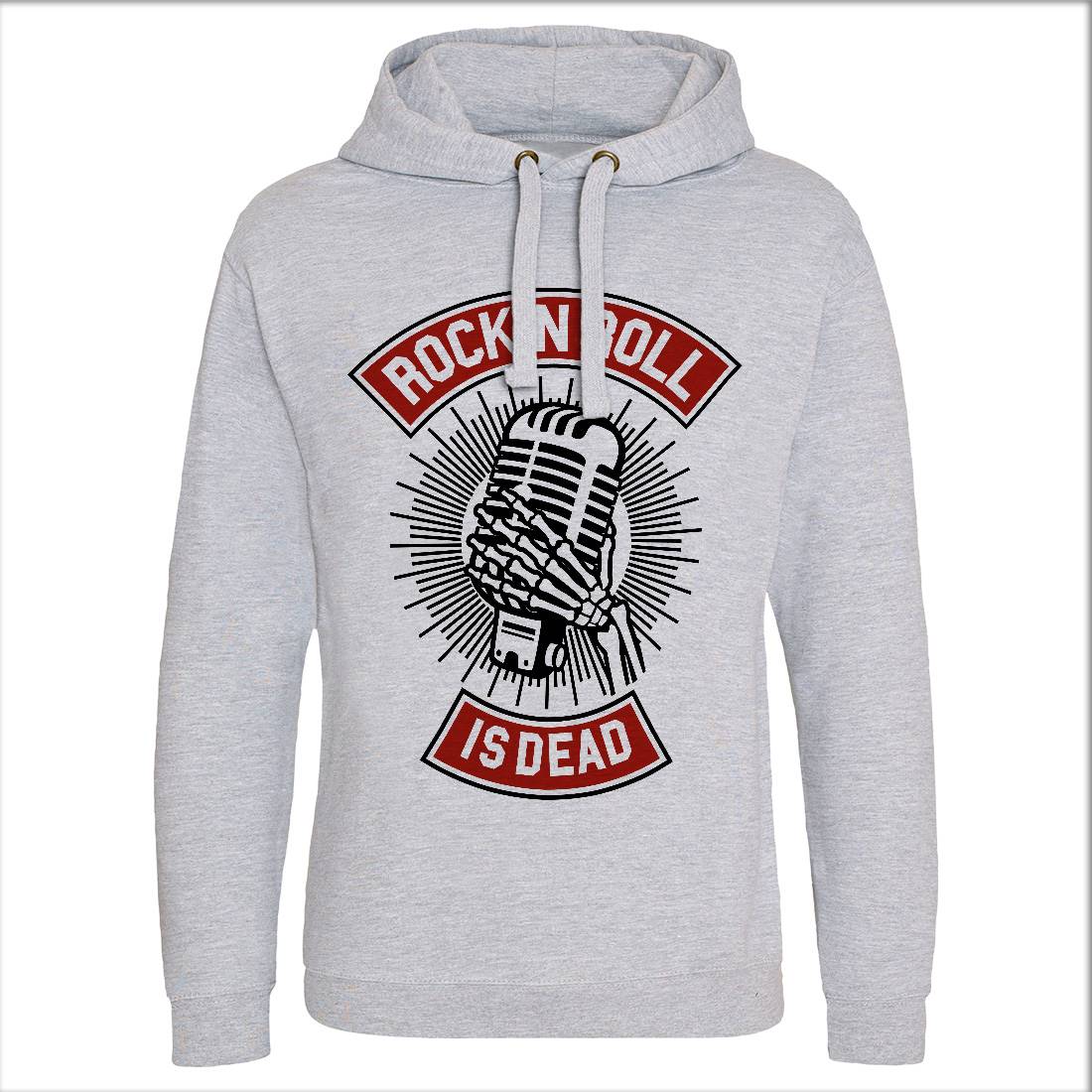 Rock N Roll Is Dead Mens Hoodie Without Pocket Music A272