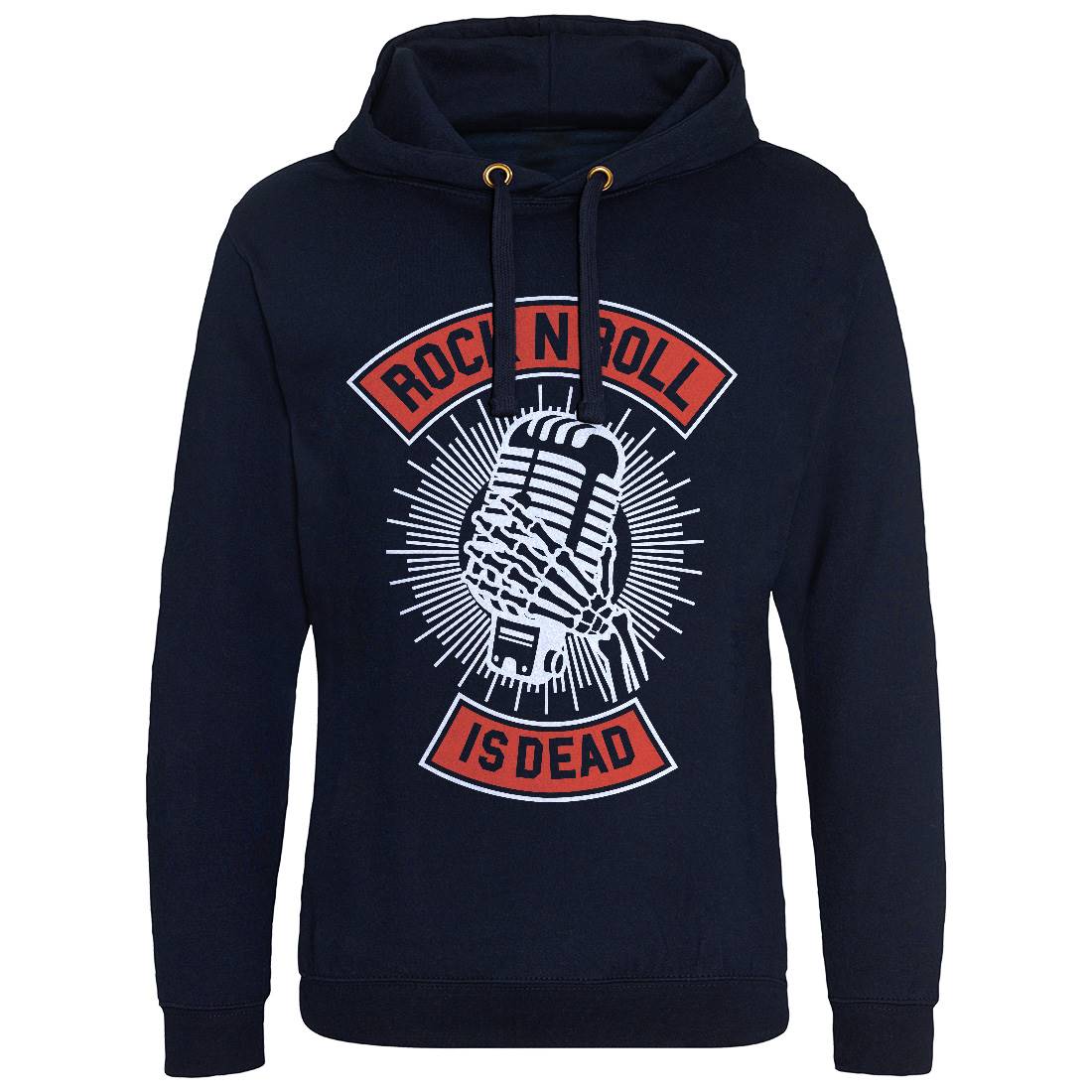 Rock N Roll Is Dead Mens Hoodie Without Pocket Music A272