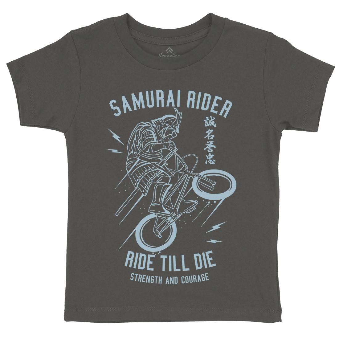 Samurai Rider Kids Crew Neck T-Shirt Warriors A274