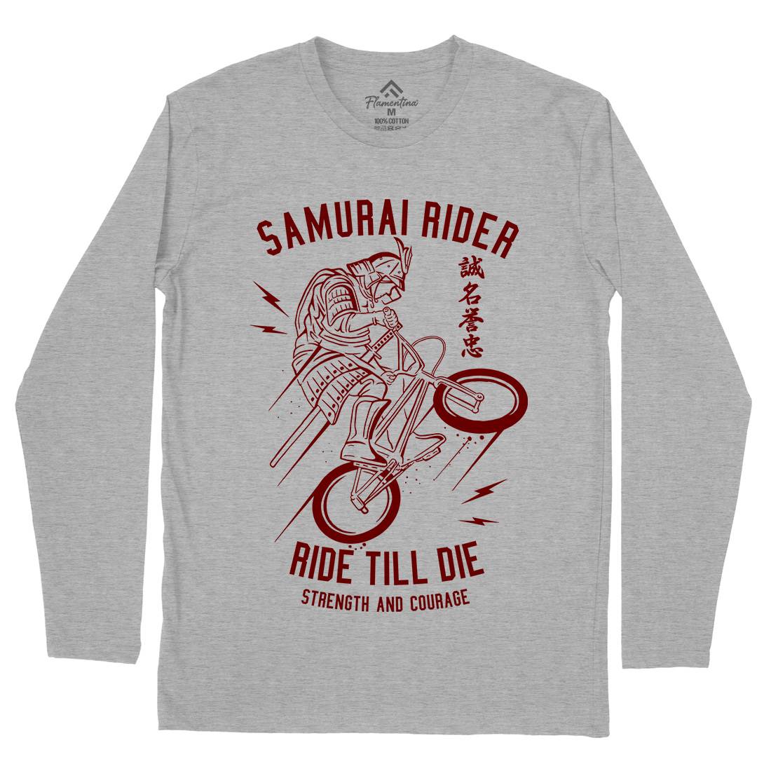 Samurai Rider Mens Long Sleeve T-Shirt Warriors A274