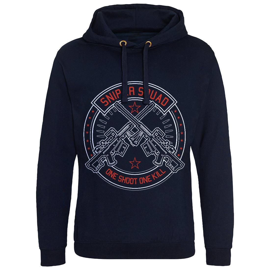 Sniper Squad Mens Hoodie Without Pocket Army A279