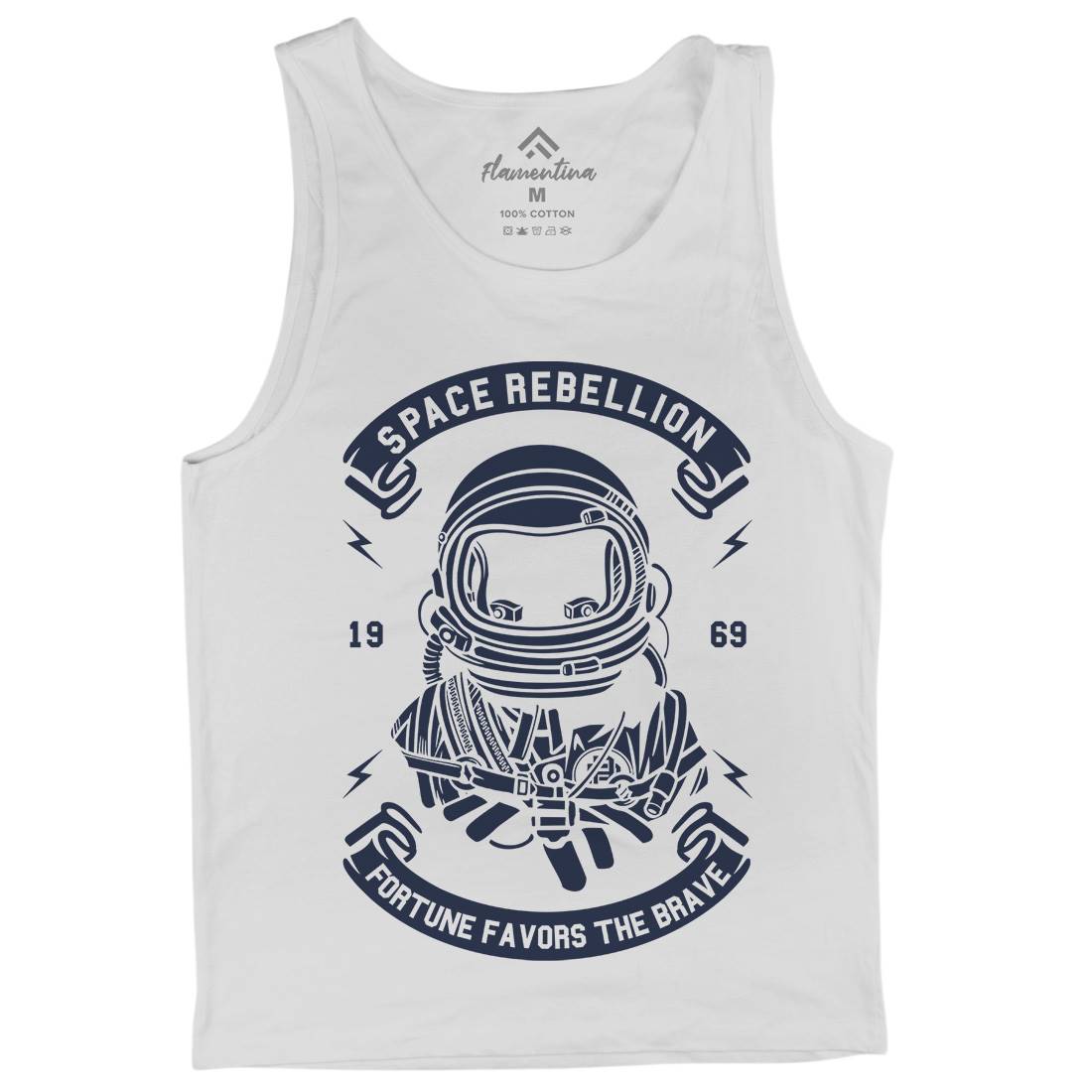 Rebellion Mens Tank Top Vest Space A280