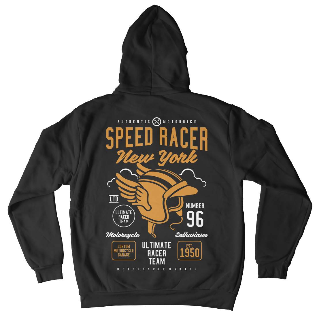 Speed Racer Kids Crew Neck Hoodie Motorcycles A281