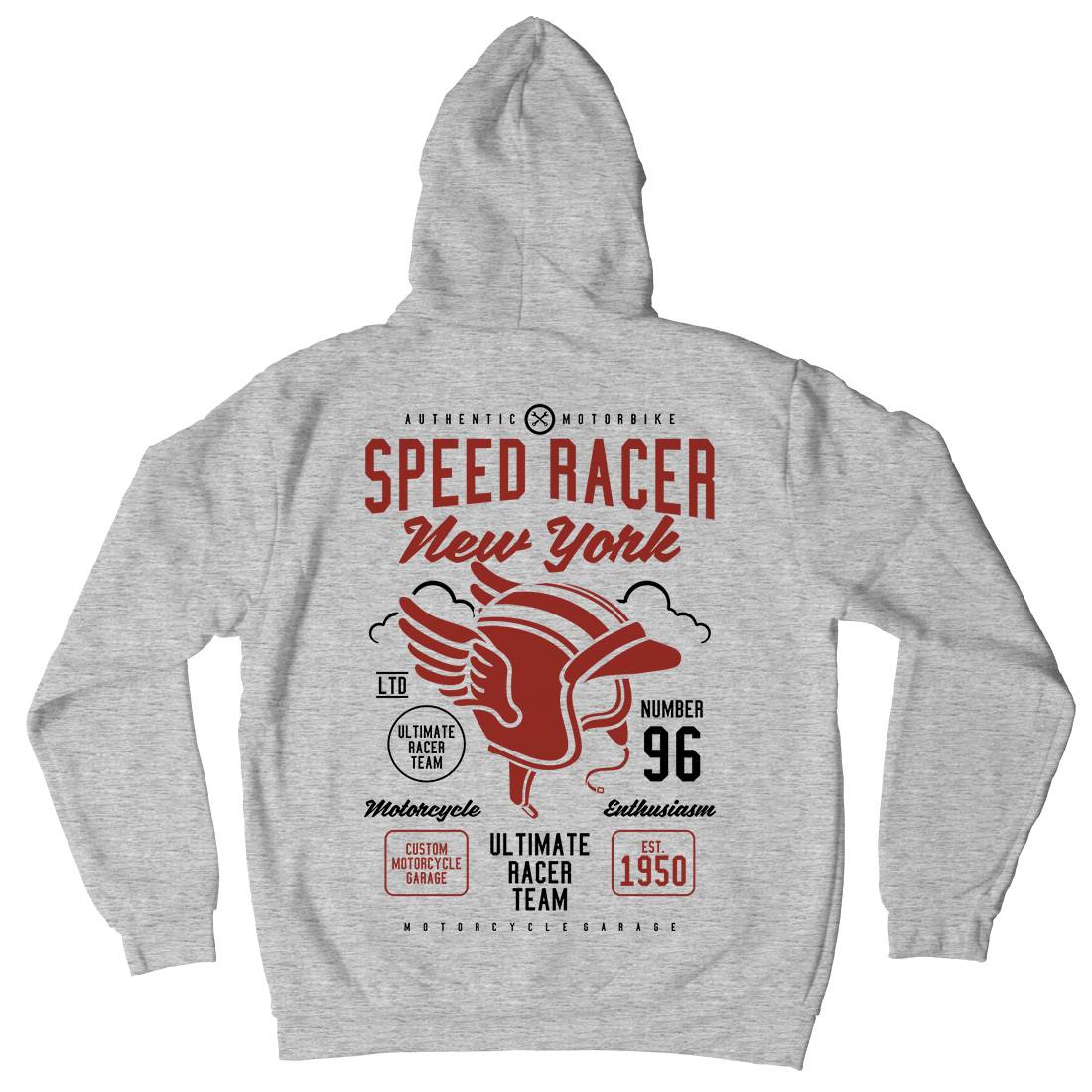Speed Racer Mens Hoodie With Pocket Motorcycles A281