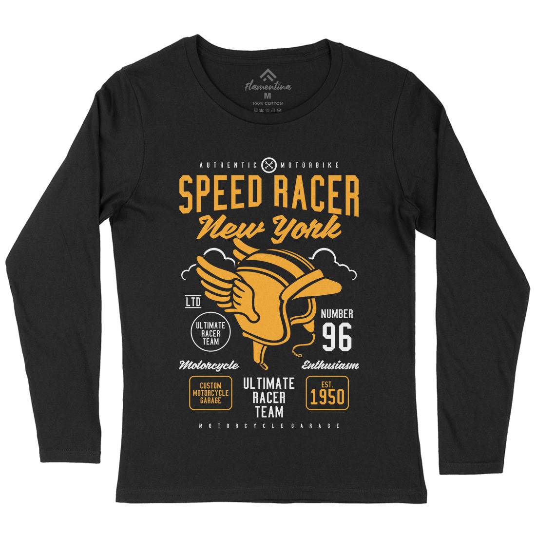Speed Racer Womens Long Sleeve T-Shirt Motorcycles A281