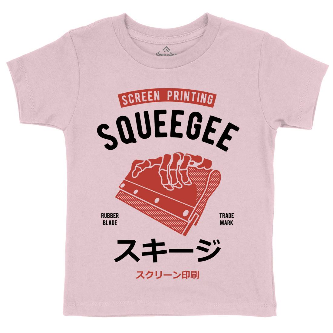 Squeegee Social Club Kids Crew Neck T-Shirt Work A282