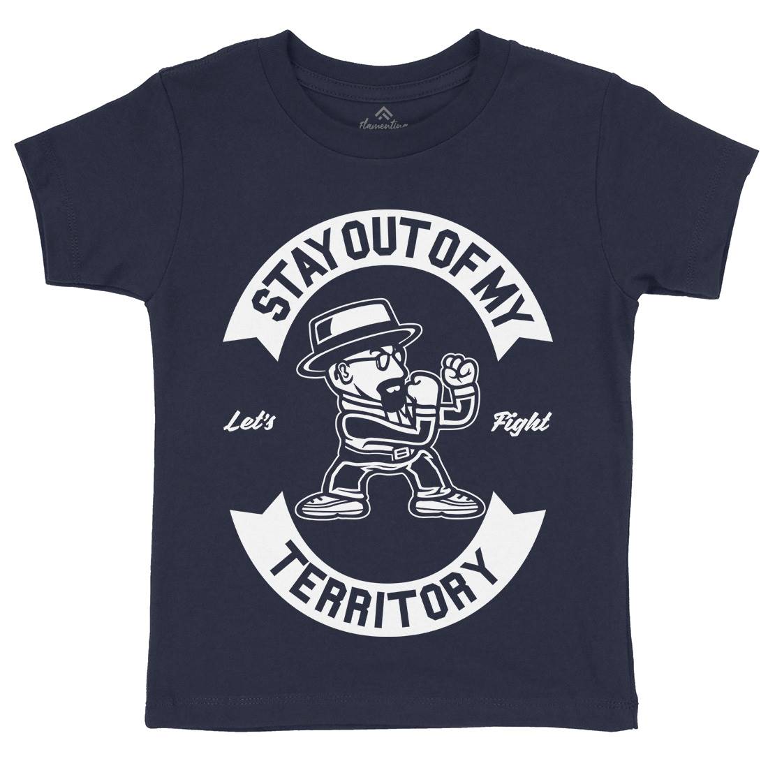 Stay Out Kids Organic Crew Neck T-Shirt Retro A284