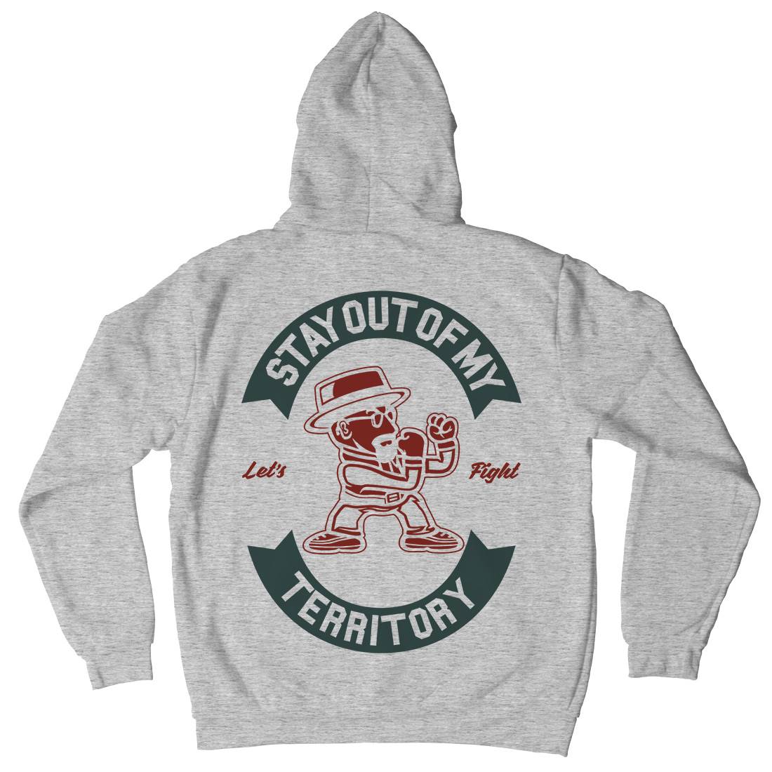 Stay Out Mens Hoodie With Pocket Retro A284