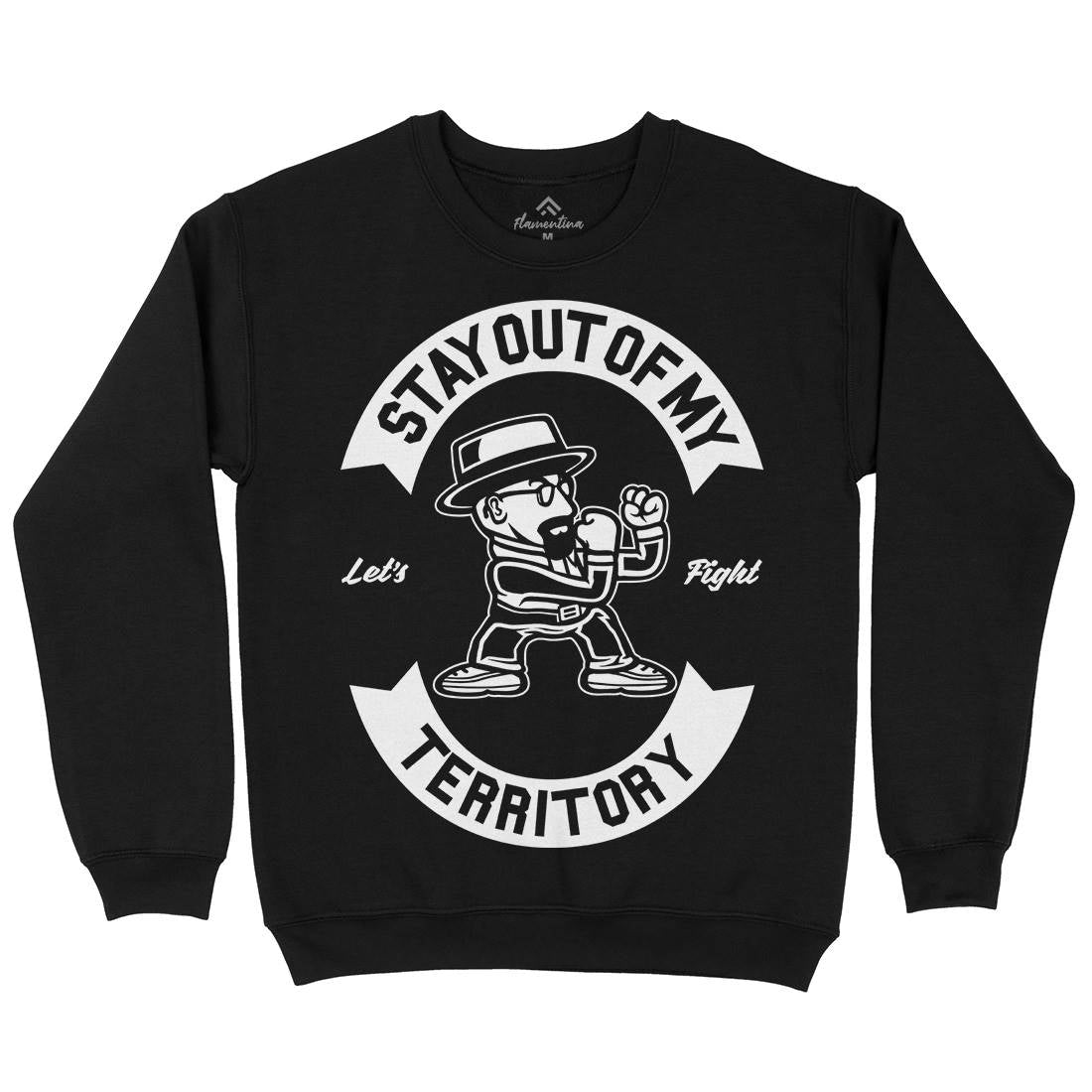 Stay Out Mens Crew Neck Sweatshirt Retro A284