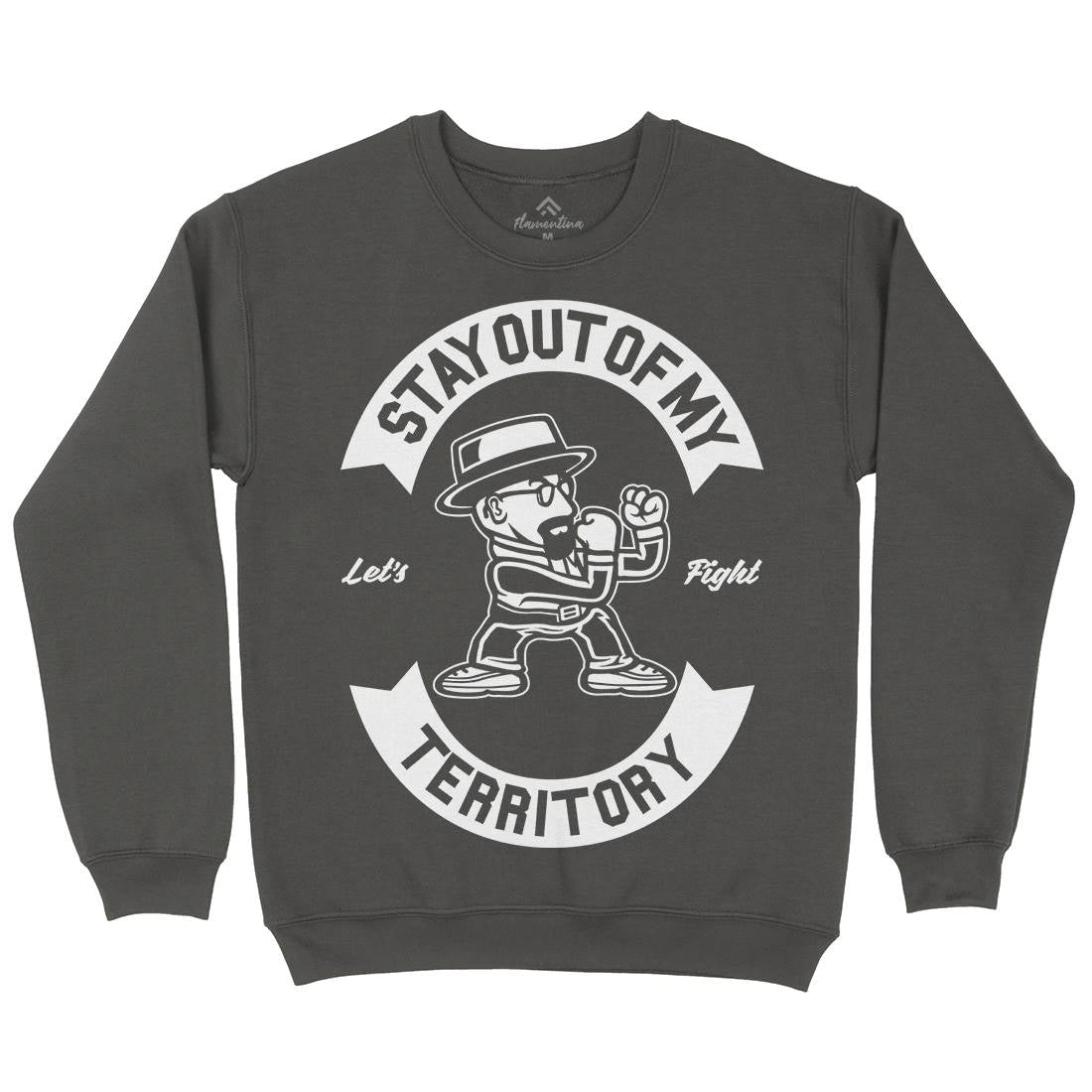Stay Out Mens Crew Neck Sweatshirt Retro A284