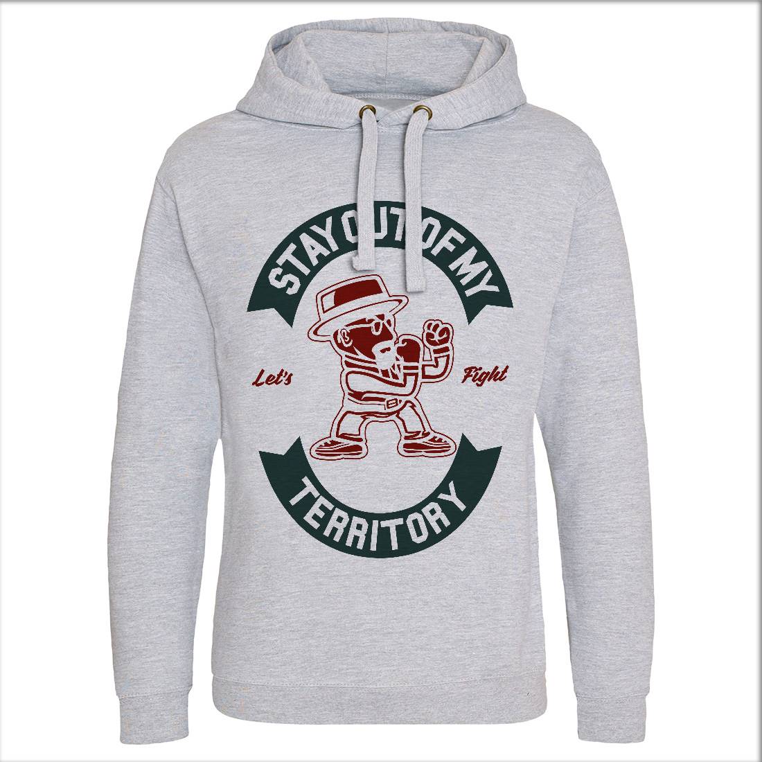 Stay Out Mens Hoodie Without Pocket Retro A284