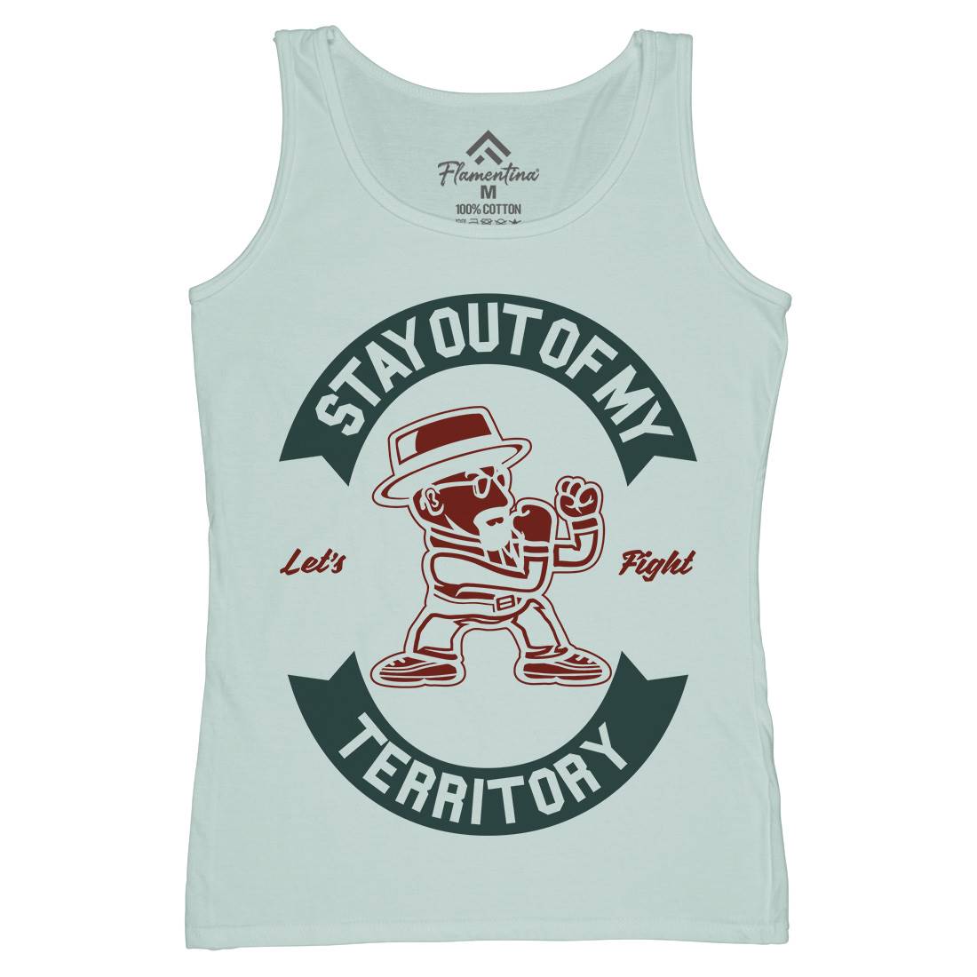 Stay Out Womens Organic Tank Top Vest Retro A284