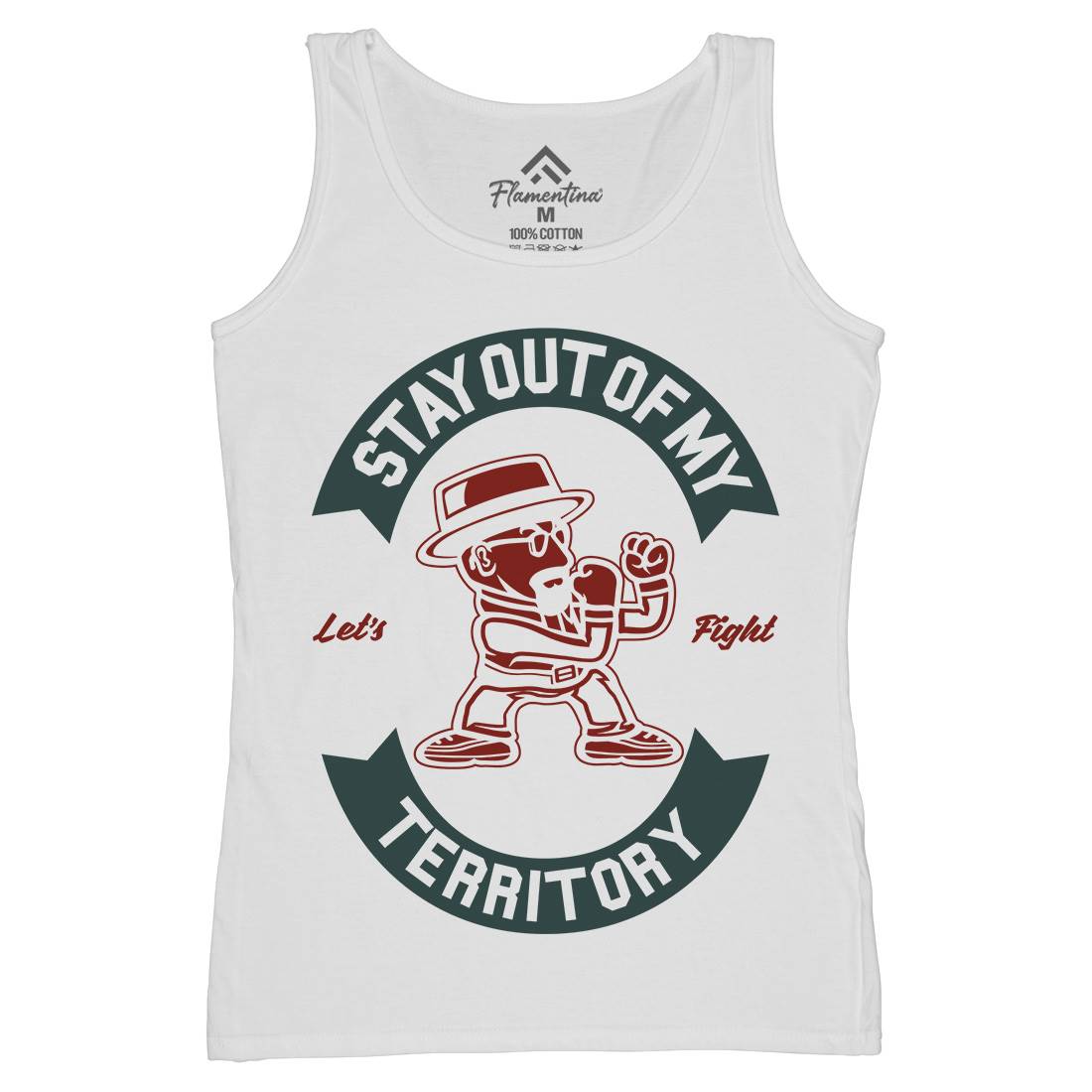 Stay Out Womens Organic Tank Top Vest Retro A284