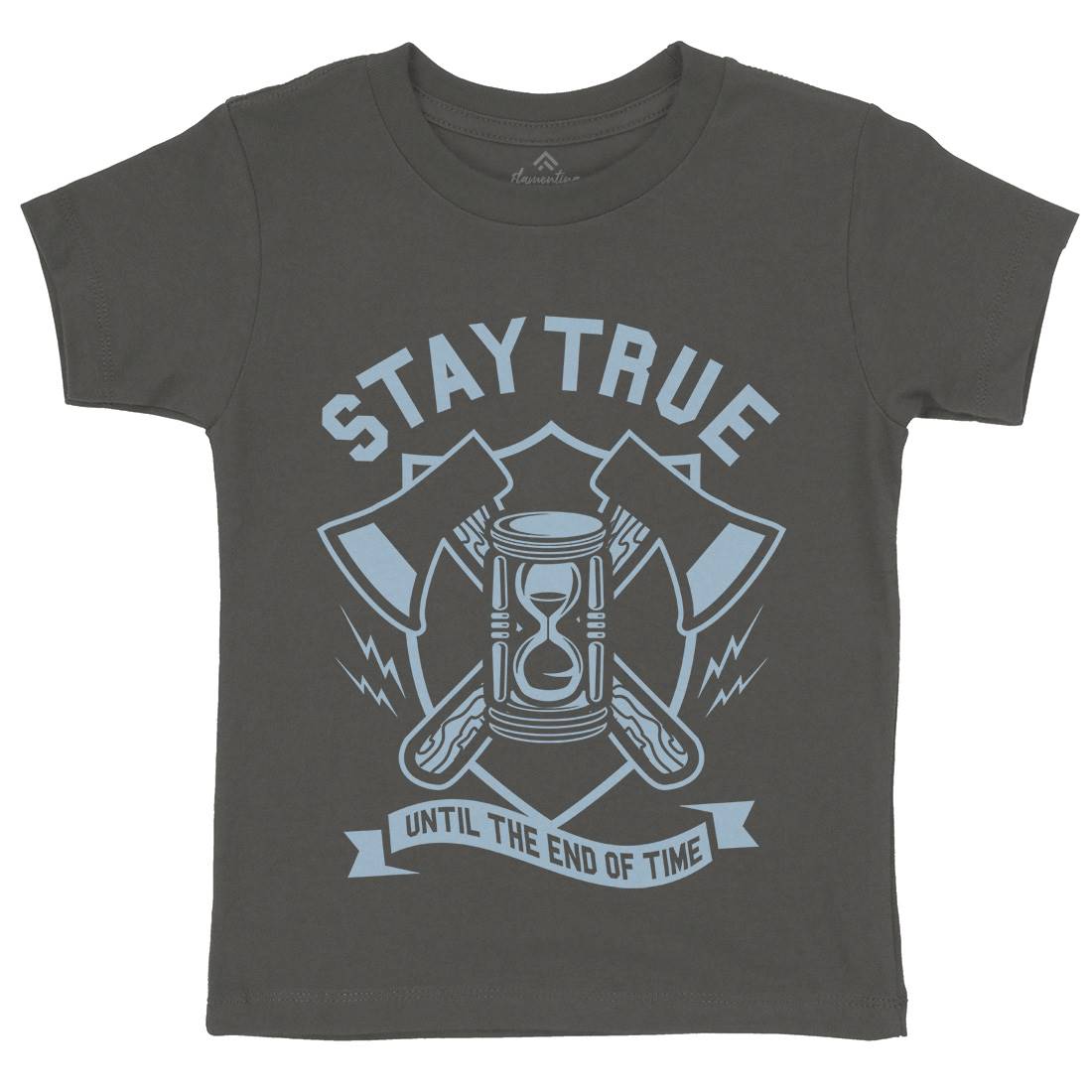 Stay True Kids Organic Crew Neck T-Shirt Quotes A285
