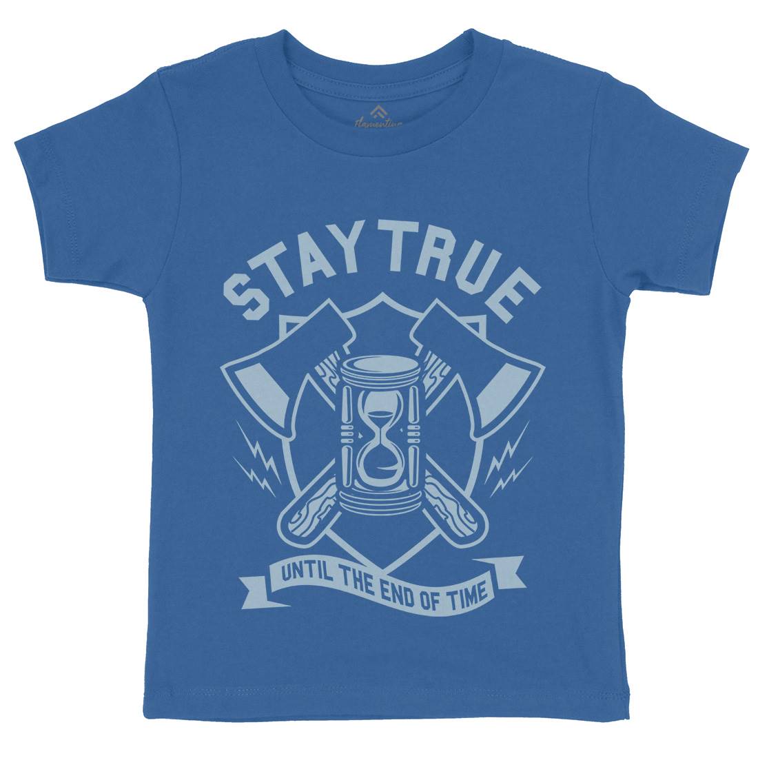 Stay True Kids Organic Crew Neck T-Shirt Quotes A285