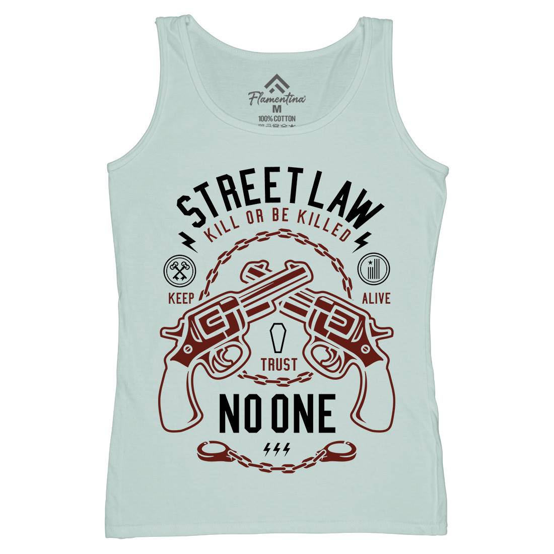 Street Law Womens Organic Tank Top Vest Quotes A286