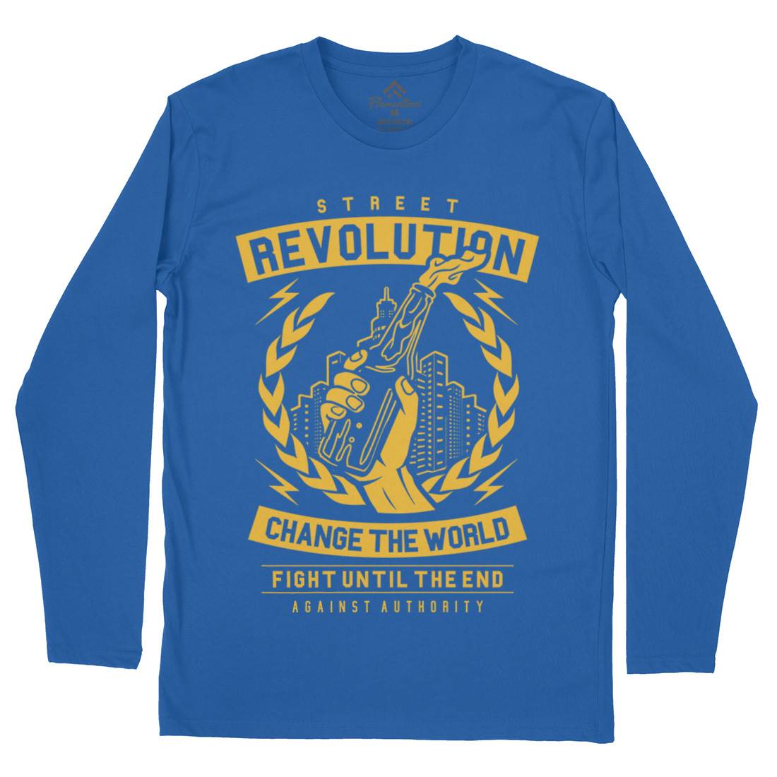 Street Revolution Mens Long Sleeve T-Shirt Quotes A287