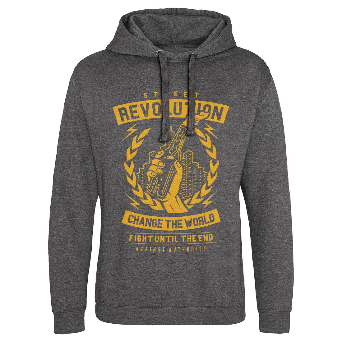 Street Revolution Mens Hoodie Without Pocket Quotes A287